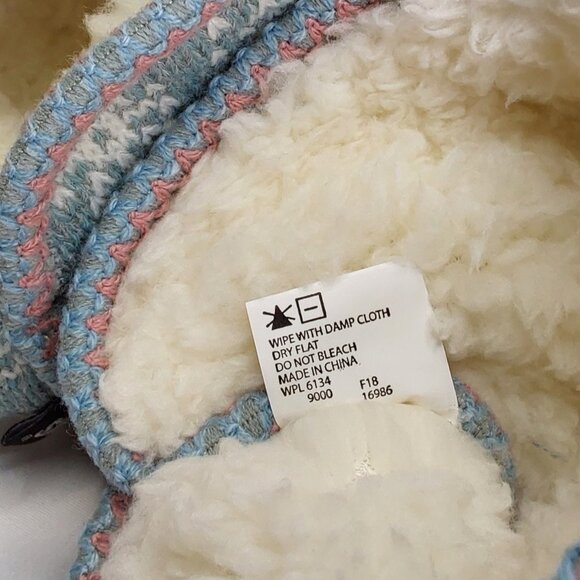 'MUK-LUKS' FUZZY SLIP-ON 'SNOW~BUNNY' SLIPPERS - Picture 12 of 16